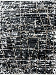 Ковер прямоугольный Art Majeur ds06a_d_grey_gold | Турция