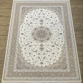 Ковер прямоугольный demor Sanam White  | Иран