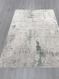 Ковер прямоугольный Liman f169 cream-d.green | Россия