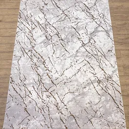 Ковер прямоугольный prado N887A White / Gray2  | Турция