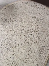 Ковер овальный jasmine 35981z cream / cream | Турция