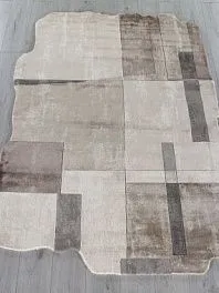 Ковер прямоугольный Safir 00838c grey / brown | Турция