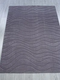 Ковер прямоугольный aura px3003 gray | Китай