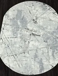 Ковер овальный nensi GL039G GREY / GREY | Турция