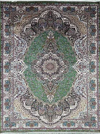 Ковер прямоугольный Kum 9054_yesil_beige | Турция