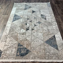 Ковер прямоугольный DECO 23092a_navy_grey | Турция