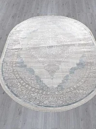 Ковер овальный efsan l279a cream shrink / blue fdy | Турция