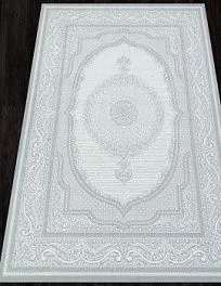 Ковер прямоугольный sirocco e364ap grey / white | Турция