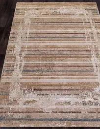 Ковер прямоугольный Quantum 03003b brown / brown | Турция