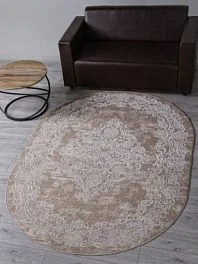 Ковер овальный Liman f481 beige | Россия