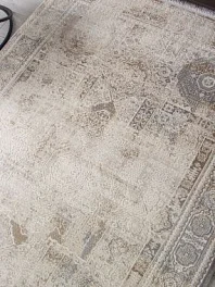 Ковер прямоугольный jasmine 35905a cream / cream | Турция