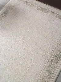 Ковер прямоугольный jasmine 35897b cream / cream | Турция