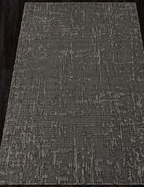 Ковер прямоугольный kair S136 BLACK-GRAY | Россия