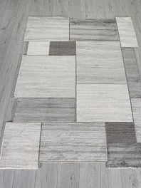 Ковер фигурный Safir 00834g grey / grey | Турция