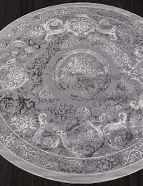 Ковер круглый Armina 03760a grey / grey | Турция