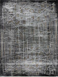 Ковер прямоугольный Art Majeur dn93b_grey_hb_antrasit | Турция