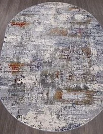 Ковер овальный Mardan 5038a coken d.grey / blue | Турция