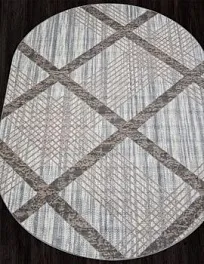 Ковер овальный Sierra f351 cream-blue | Россия