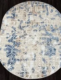 Ковер овальный antep O1699 630 CREAM / BLUE | Турция