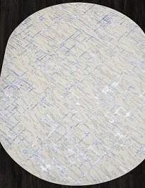 Ковер овальный Liman F164 CREAM-BLUE | Россия