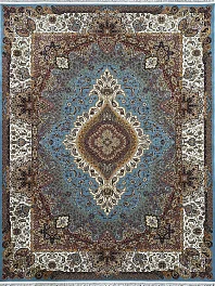Ковер прямоугольный Abrishim Elite 3824a_blue_cream | Турция