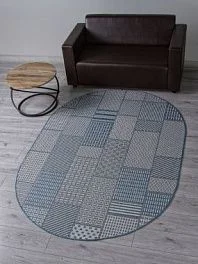 Ковер овальный kair s160 blue | Россия