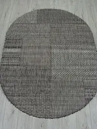 Ковер овальный kair s139 dark gray | Россия