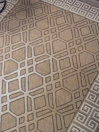 Ковер прямоугольный praga 06027a beige / dark vizon | Грузия