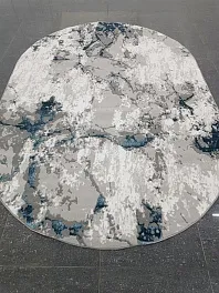 Ковер овальный nord 10465A Gri / K.mavi  | Турция