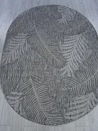 Ковер овальный kair s132 dark gray | Россия