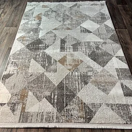 Ковер прямоугольный DECO 10128a_grey_grey | Турция