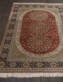 Ковер прямоугольный Tibet Silk & Silk s-04 red | Китай