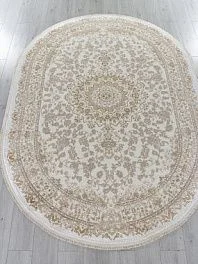 Ковер овальный essa 27239a cream / beige | Турция