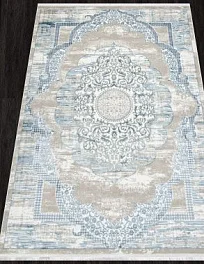Ковер прямоугольный Alfani q018a blue fdy / cream shrink | Турция