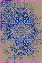 Ковер  Antique Collection 5062_navy_blue | 
