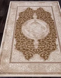 Ковер прямоугольный Quantum 03014B BROWN / BROWN | Турция