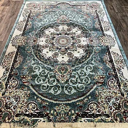 Ковер прямоугольный AMANA 5459a_blue_cream | Турция