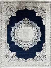 Ковер прямоугольный Shimal 9071e_b_blue_b_cream | Турция