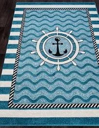 Ковер прямоугольный Rio  C052 Blue | Россия