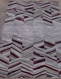 Ковер прямоугольный Grand 33377 950 grey / purple | Турция