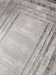 Ковер прямоугольный lora 1634g grey / grey | Турция
