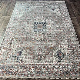 Ковер прямоугольный MYSTIC Turkey 06218a_grey_grey | Турция