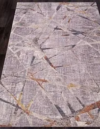 Ковер прямоугольный Zeus 0b2497 grey / d.grey | Турция