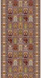 Ковровая дорожка Акварель 20627 22122 Рулон