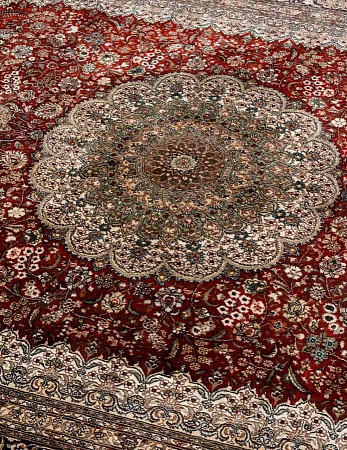 Tibet Silk & Silk S-10 Red Прямоугольник (Код: 751416) 1 photo