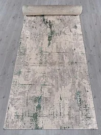 Ковровая дорожка Liman F169 Cream-D.green Дорожка