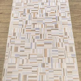 Ковер прямоугольный fest  F410Ab Beige / Blue  | Турция