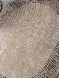 Ковер овальный praga 06022a toz gri / brown | Грузия