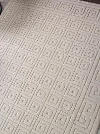 Ковер прямоугольный loopy l0009a beige / beige | Турция