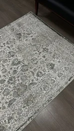 Ковер прямоугольный lily 8504a s.white / p.green | Турция